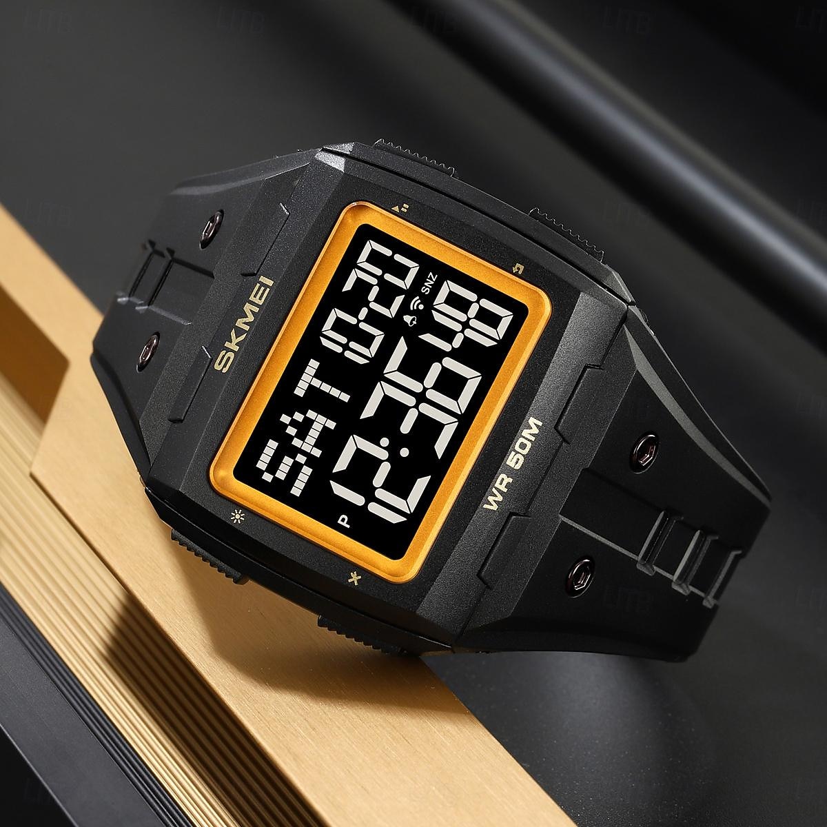 Titanio) SKMEI Orologi Da Uomo Alla Moda, Impermeabili, Sportivi - Foto 4