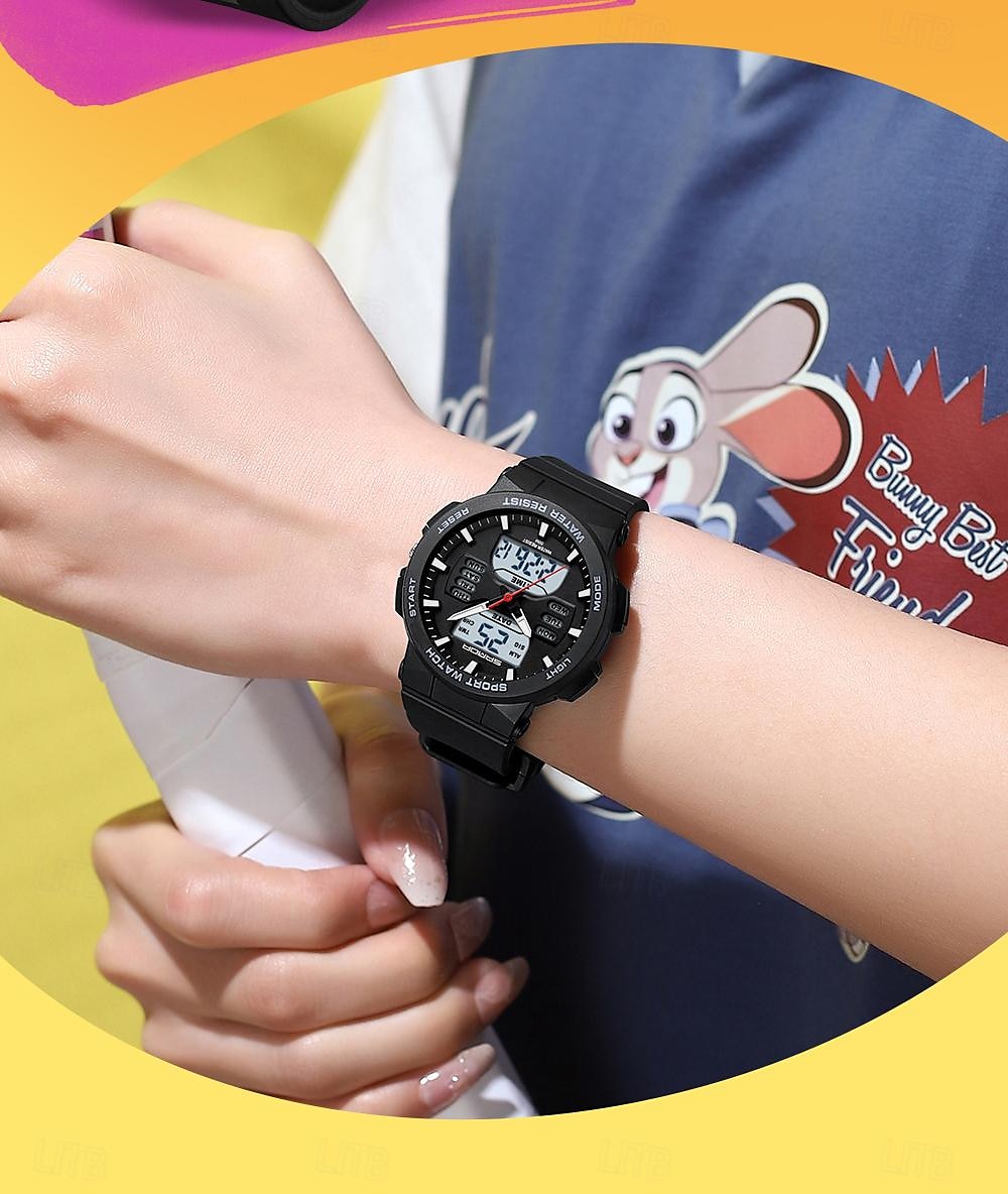 SANDA Men Digital Watch Fashion Casual Business Wristwatch Luminous Stopwatch Countdown Calendar TPU Watch 2025 - $28.99 –P13