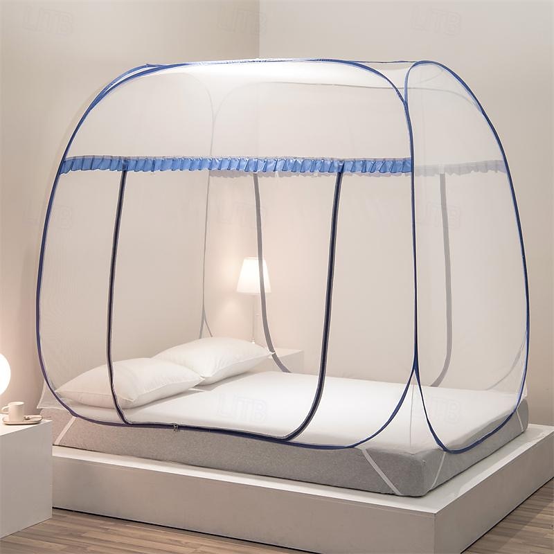 79" Double Door Mosquito Net Plus Size Mosquito Tent Increase Density Gauze Mosquito Net for Bed Mosquito Netting Free Installation 2025 - $37.99 –P20