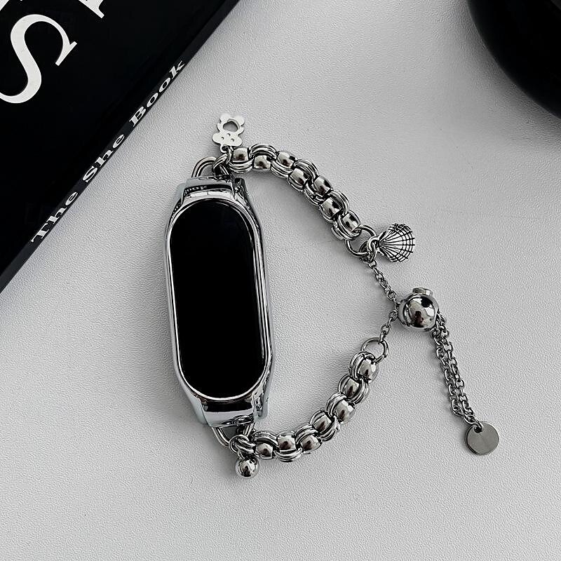 Bandă de ceas inteligent Compatibil cu Xiaomi Mi Band 8 Mi Band 7 (NFC) Band 6/5 NFC Band 4/3 NFC Ceas inteligent Curea cu Case Împletit Robust Bratara de bijuterii Înlocuire Brăţară 2025 - $27.99 –P12
