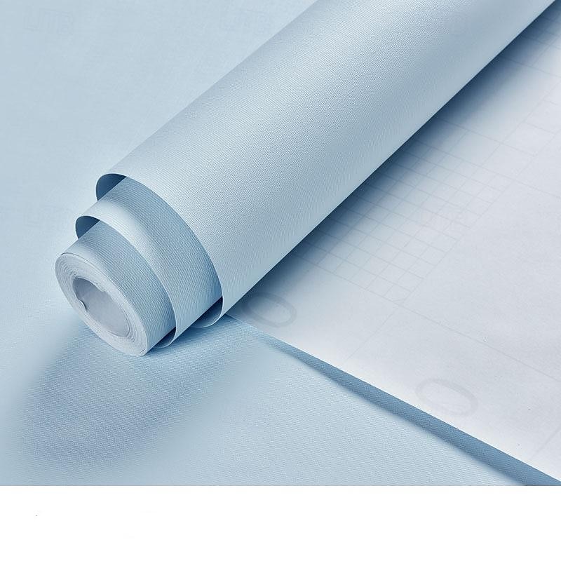 300 * 60 cm selbstklebende Tapete für das Schlafzimmer, wasserdicht und feuchtigkeitsbeständig, einfarbig, aufgearbeiteter Aufkleber, weißer Hintergrund, Wanddekorationstapete 2025 - $18.99 –P8