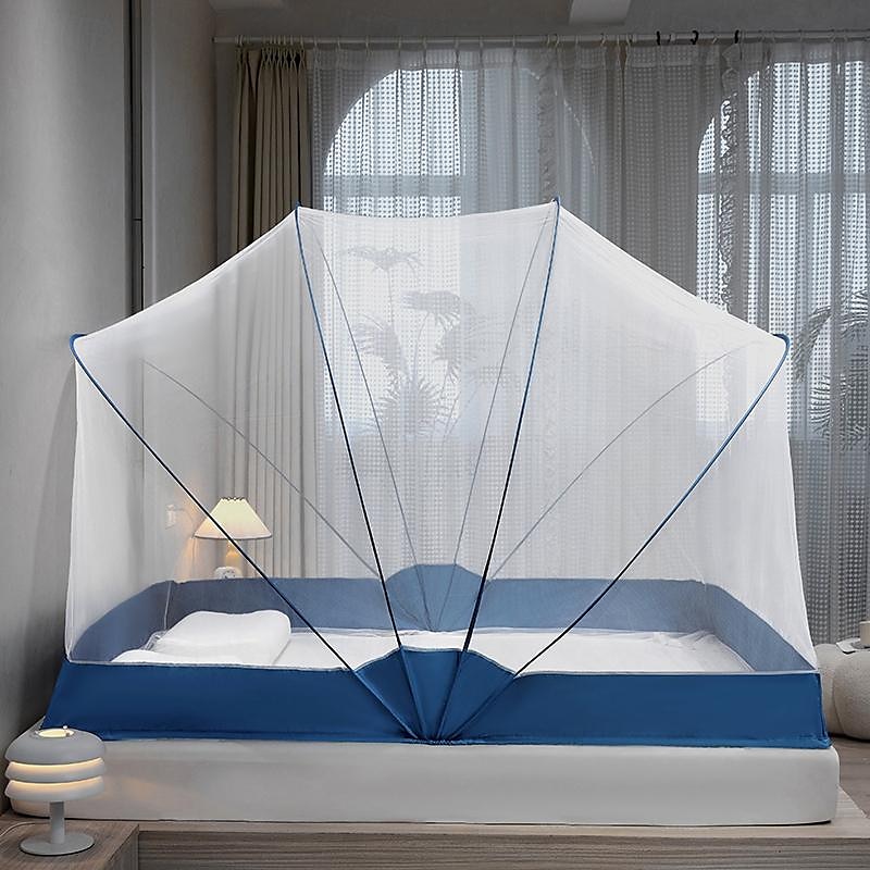 Moustiquaire pliable de 47 pouces de hauteur, filets ménagers ouverts et fermés en une seconde, moustiquaire grand espace pour dormir au lit avec installation gratuite de 2025 ? $94.99 –P5