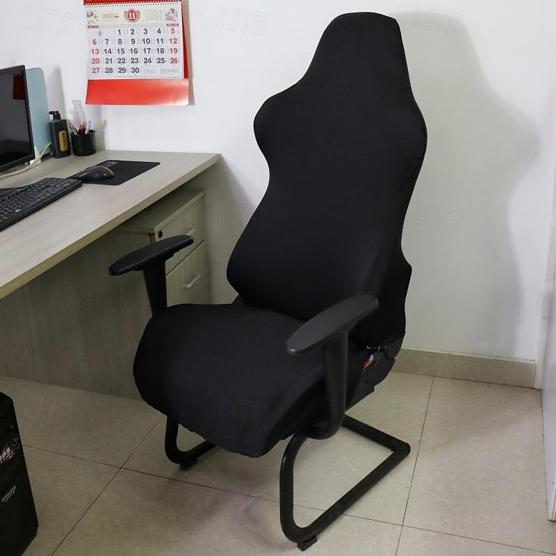 Housses de chaise de jeu d'ordinateur, solides, universelles, lavables, pour salle à manger de 2025 ? $20.99 –P20
