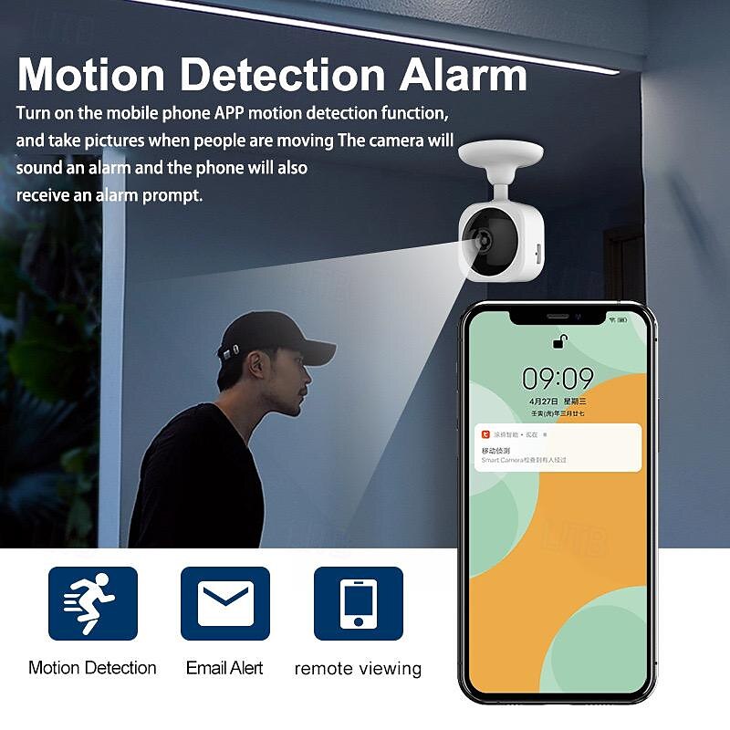 HD 3 megapixel home surveillance camera Smart Baby monitoring two-way voice wireless WIFI camera 2025 - $39.99 –P8