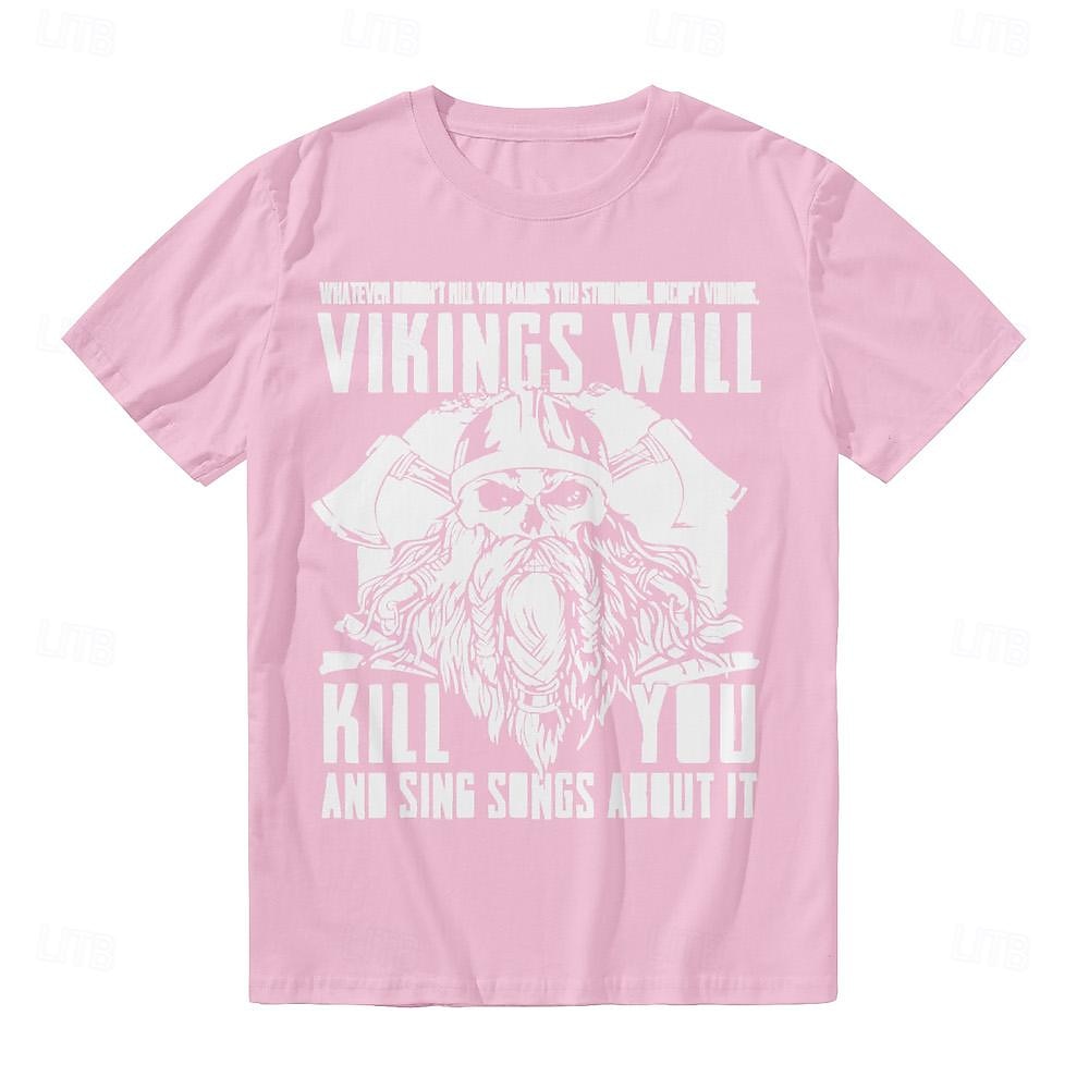 T-paita Kuvio Vapaa-aika Keskiaika T-paita Kuvitettu varten Miesten Aikuisten Kuuma leimaus varten Halloween Karnevaali Naamiaiset Rento / arki 2026 - $17.99 –P3