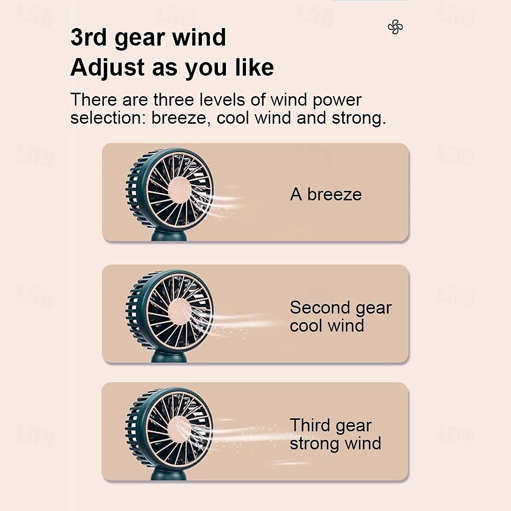 USB Rechargeable Mini Fan – Portable Handheld Cooling Fan for Summer Outdoor Camping Travel Study 2025 - $17.99 –P4