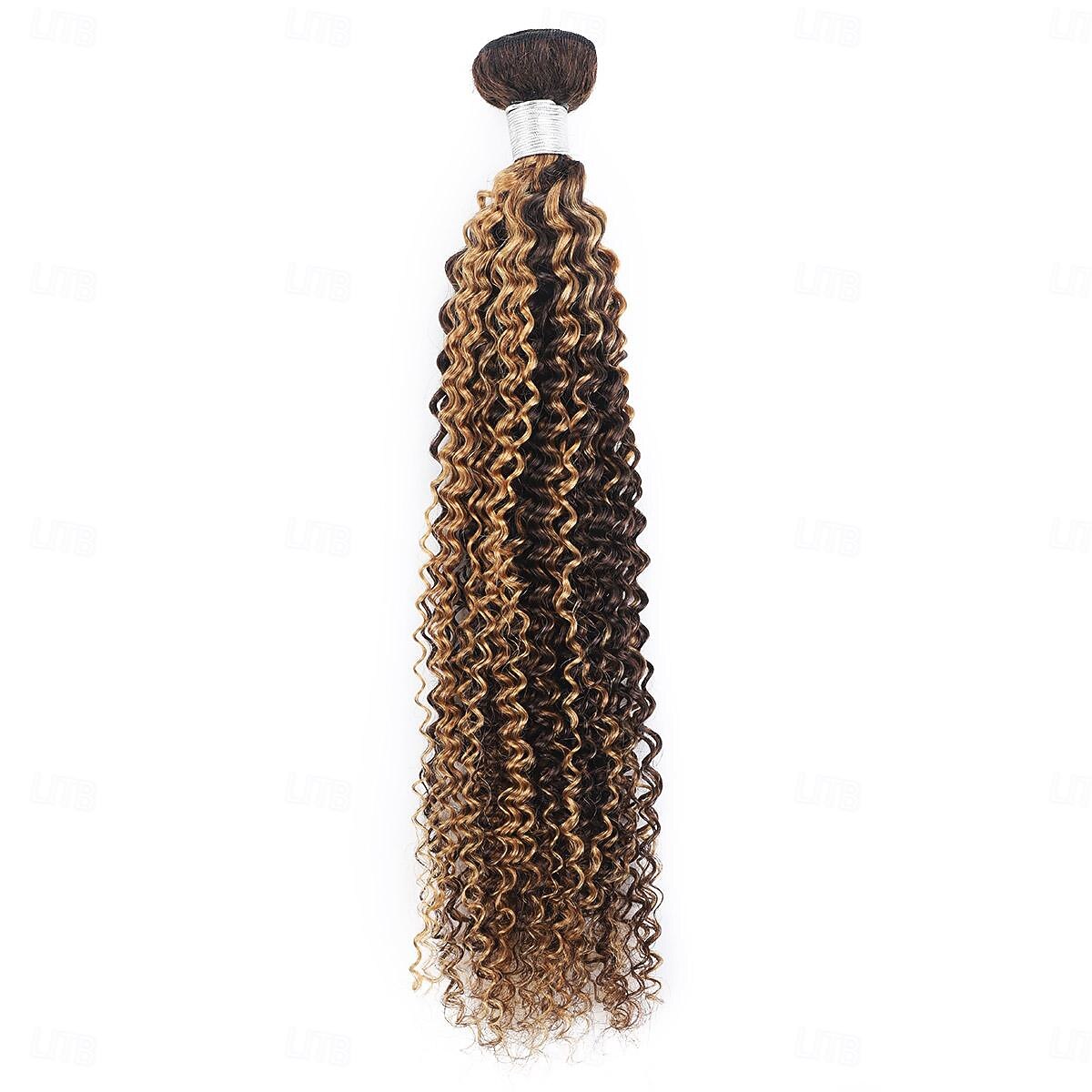 Paquete de 2 extensiones de cabello humano con reflejos p4/27, mechones de ondas rizadas de 10 a 28 pulgadas 2026 - $122.99 –P3