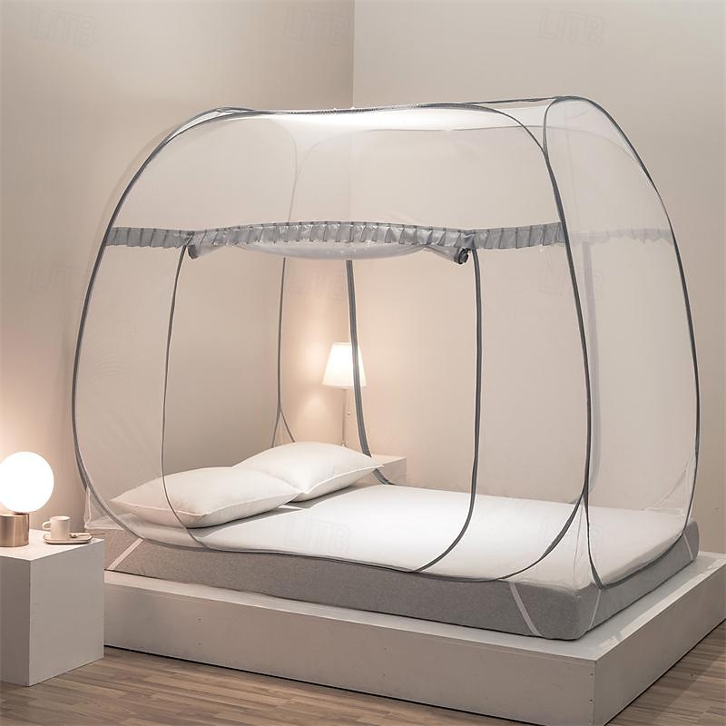 79" Double Door Mosquito Net Plus Size Mosquito Tent Increase Density Gauze Mosquito Net for Bed Mosquito Netting Free Installation 2025 - $37.99 –P9