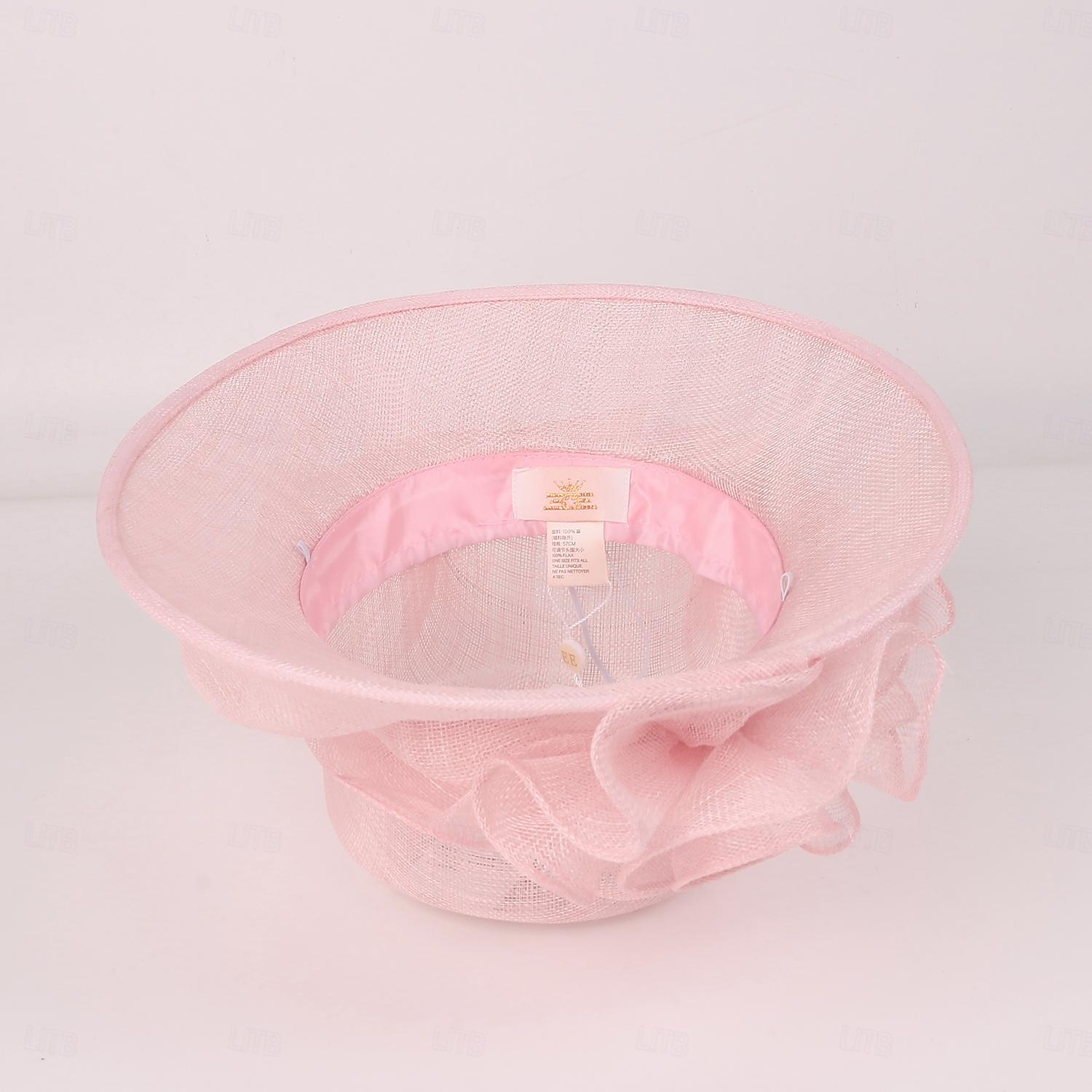 Palarie In Pălărie Vară Clop Palarie de soare Nuntă Petrecere ceai Elegant Nuntă Cu Culoare Pură Partea Dantela Diadema Articole Pentru Cap 2026 - $74.99 –P16