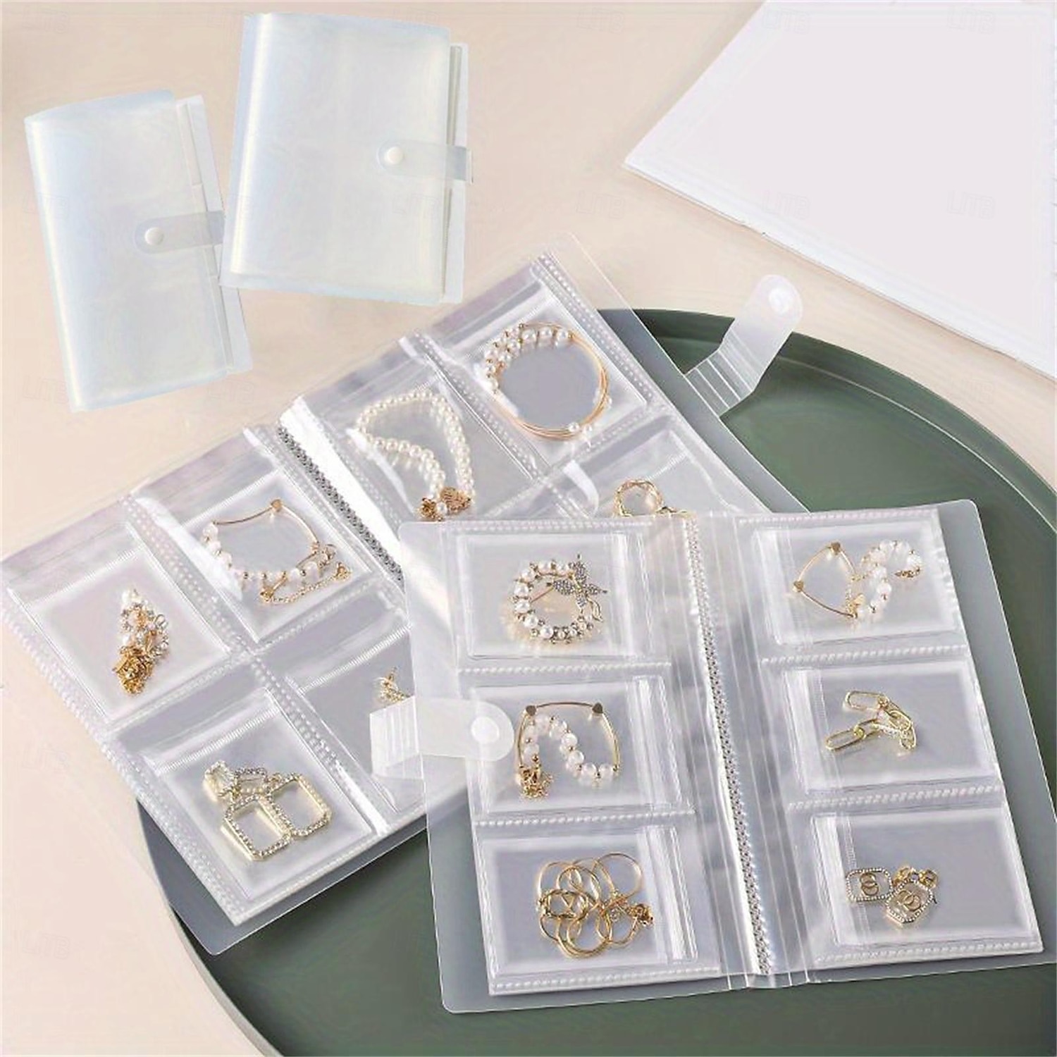 84 grades/1 conjunto ou 160 grades com pequenas bolsas caixa de armazenamento de joias: brincos, anéis antioxidantes, pulseiras, sacos transparentes de armazenamento à prova de poeira para colares, de 2026 por $15.99 –P11