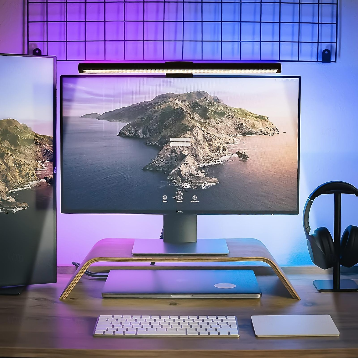 lumina monitorului lumina pentru jocuri cu usb lumina de interior cu LED pentru computer, lumina ambientala rgb fantasy color, control tactil reglare continua, protejeaza-ti ochii, economiseste 2025 - $40.99 –P11