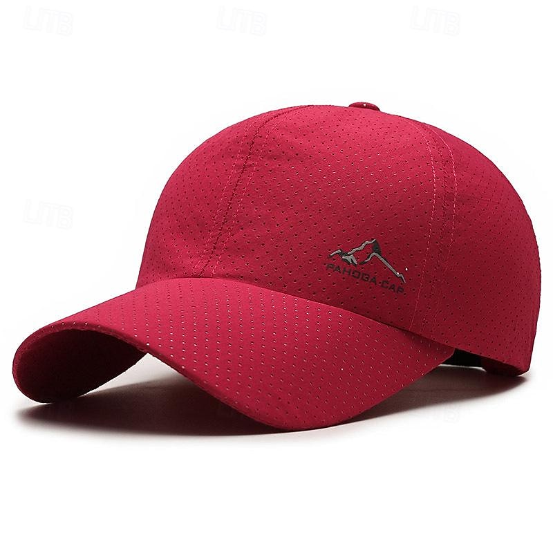Herren Cap Basecap Sonnenhut Kappe Schwarz Weiß Polyester Modisch Brautkleider schlicht Strasse Täglich Berg Einstellbar Sonnenschutz Atmungsaktiv 2025 - $10.49 –P5
