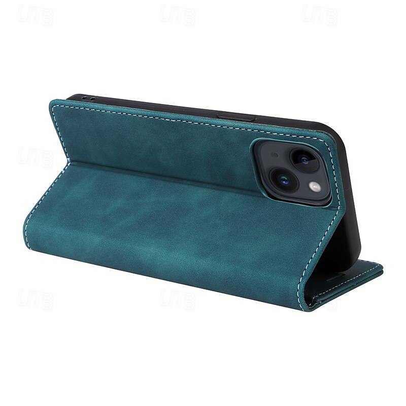 τηλέφωνο tok Για iPhone 16 iPhone 15 Pro Max iPhone 14 13 12 11 Pro Max Plus Θήκη κάρτας πορτοφολιού Προστατευτικό για όλο το σώμα Σταντ ποδηλάτου Υποδοχή κάρτας Ρετρό TPU PU δέρμα 2025 - $18.99 –P10