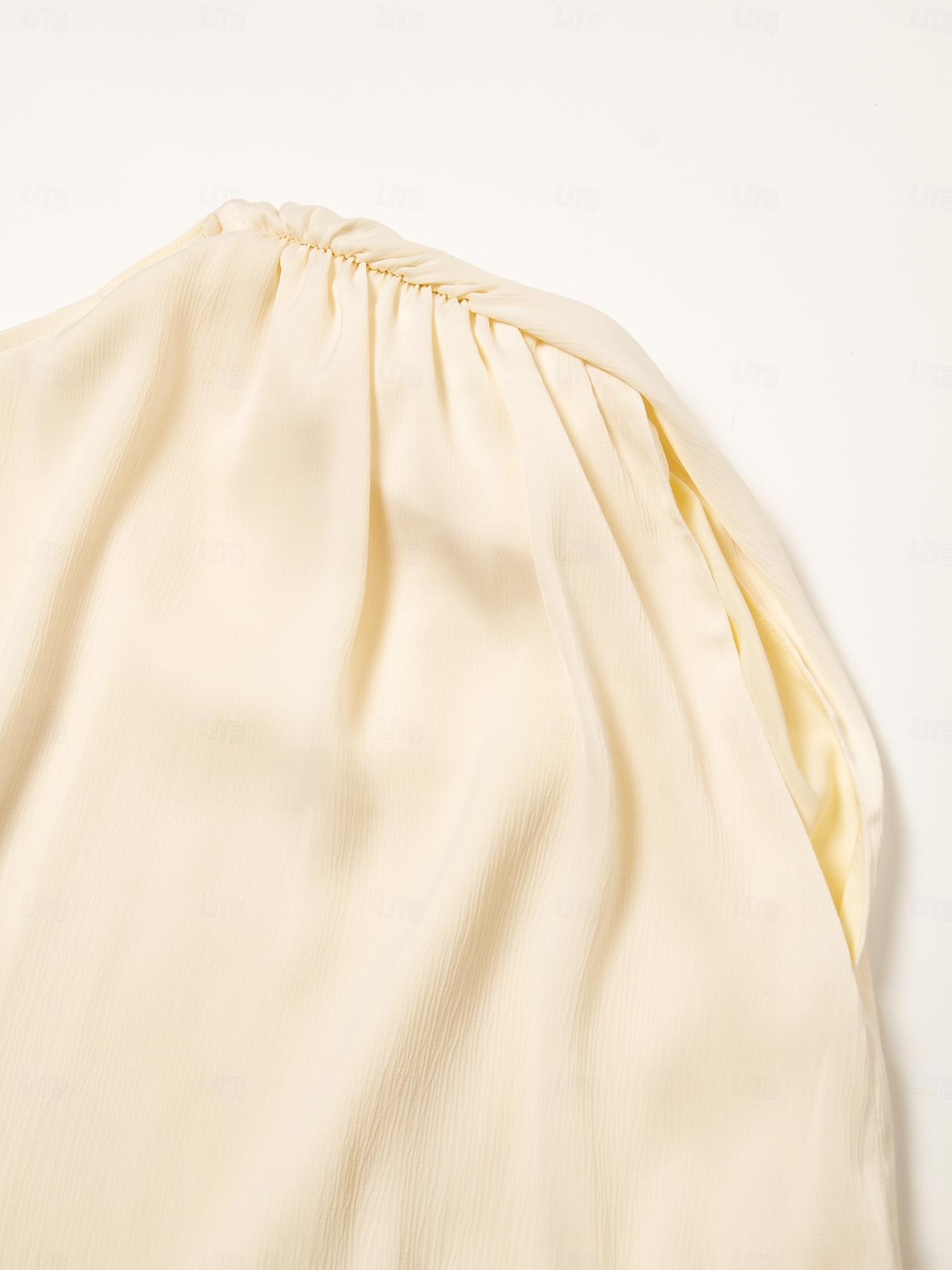 Women's Crop top Drawstring Sleeveless Satin Top Elegant Casual Work Spring Summer 2025 - $33.99 –P9