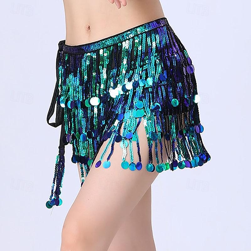 Magedans Dansetilbehør Belte Glimmer Holder Ledning Ren Farge Dame Ytelse Trening Høy Polyester Paljetter 2026 - $36.99 –P3