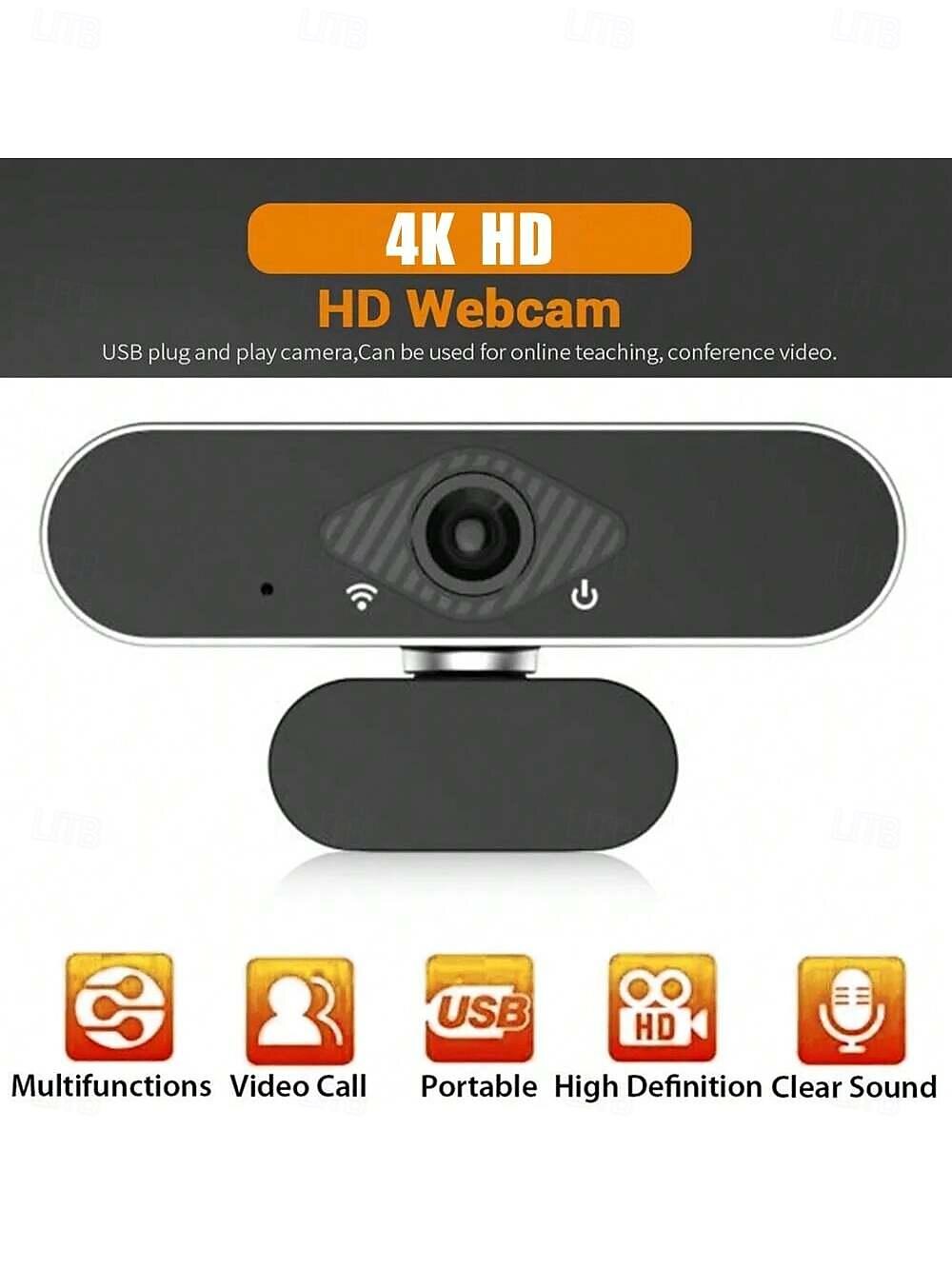 Hd 2K computer Webcam PC laptop autofocus camera suitable for live online class meeting chat 2025 - $22.99 –P2