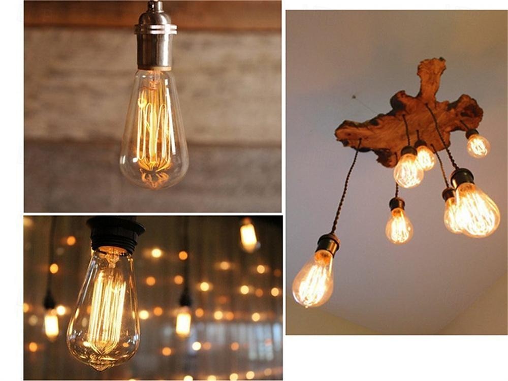 3pcs/6pcs 40W Incandescent Vintage Edison Light Bulb E27 Dimmable Retro Lamp ST58 Decorative for Home Living Room, Bedroom and Dining Room 2026 - $16.99 –P4