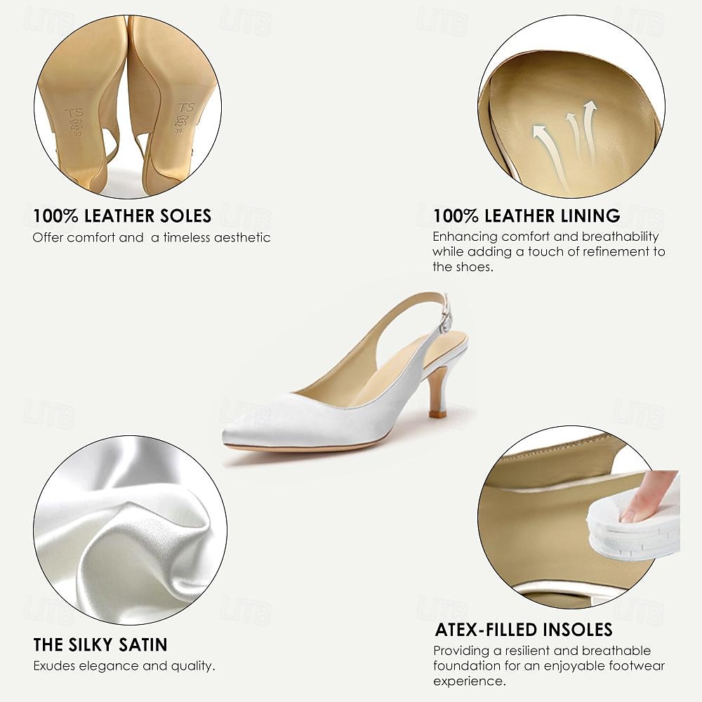 Escarpins violets à bride arrière et bout pointu pour femme - chaussures élégantes pour soirées et événements de 2025 ? $69.99 –P1