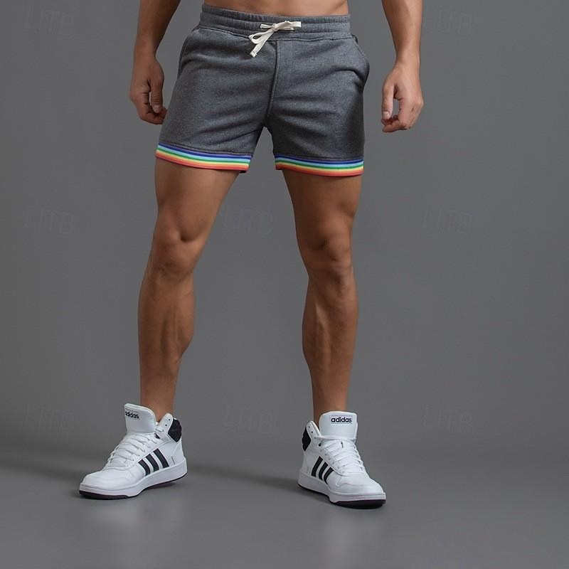 Bărbați Pantaloni scurți de sudoare Pantaloni Scurți Pantaloni scurți de vară Peteci Cordon Talie elastică Culoare solidă Confort Respirabil Scurt În aer liber Zilnic Modă Casual / Sport Alb Trifoi 2026 - $16.49 –P6