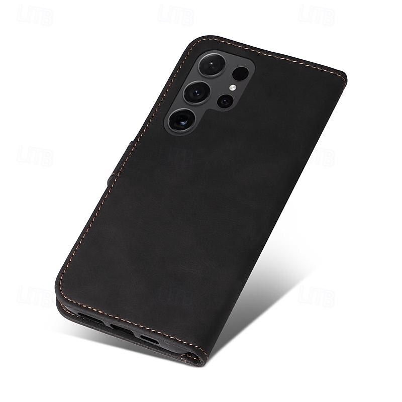 Θήκη Τηλεφώνου για Samsung Galaxy S24 S23 S22 S21 S20 Ultra Plus FE A54 A34 A14 S25 Ultra Πορτοφόλι με Μαγνητική Καλύπτρα Υποστήριξη Στήριγμα Γεωμετρικό Μοτίβο TPU PU Δέρμα 2025 - $17.99 –P4