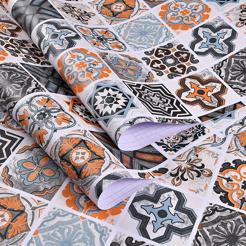 Anti Slip Flooring For Kitchen And Bathroom Thickened Balcony Flooring Wallpaper Self-Adhesive Waterproof PorcelainBrick Sticker 3 Meters 2025 - $23.99 –P15