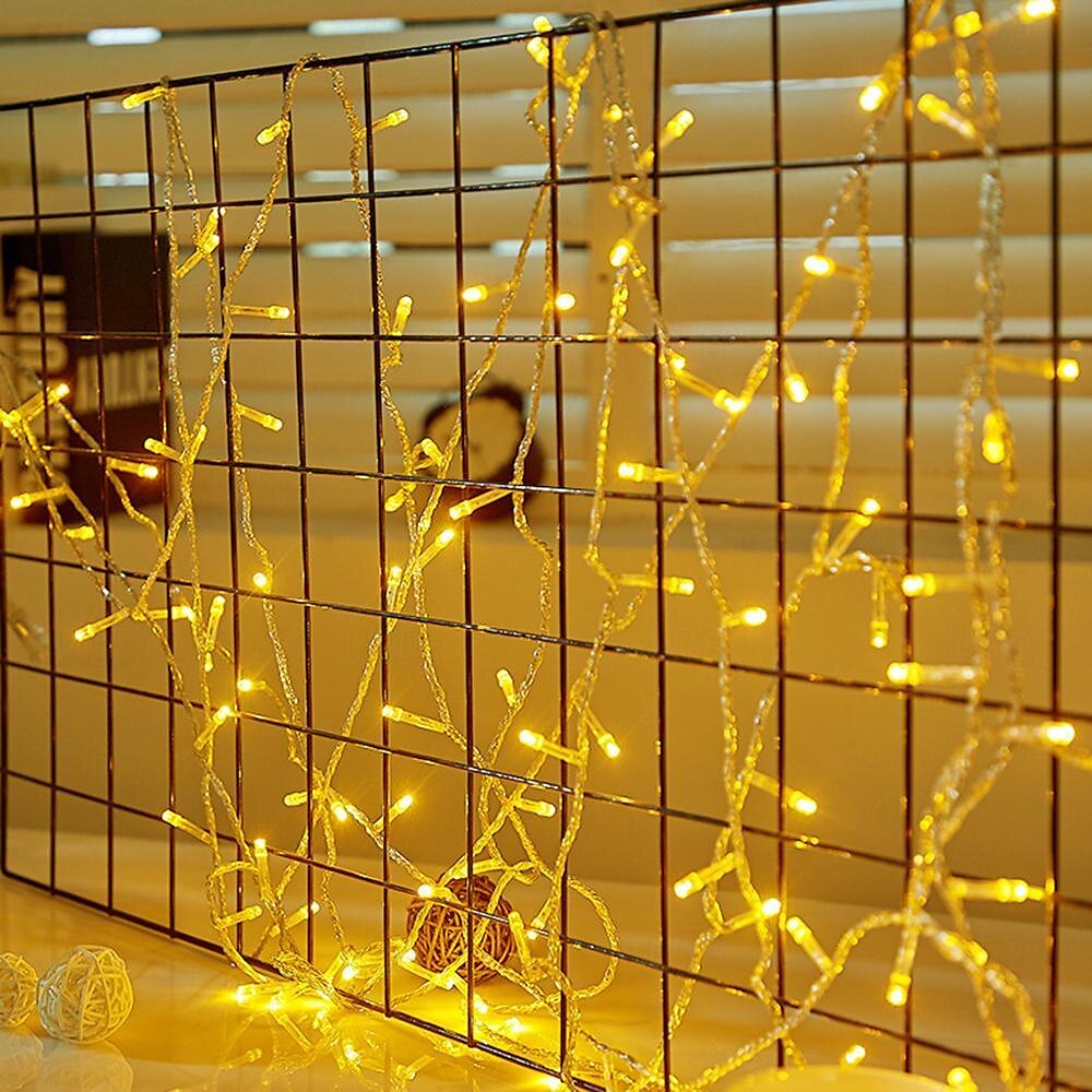 Guirlande lumineuse LED USB élégante pour réception de mariage, 3 m/5 m/10 m, guirlande lumineuse en forme d'étoile avec télécommande, 8 modes pour jardin de Noël&amp;décoration de mariage de 2025 ? $11.49 –P7