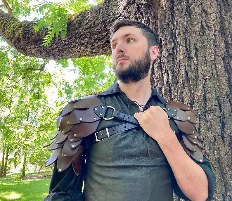 Retro / vintage Medeltida kostymer Renässans Vapen och Rustning Linne Axelrustning Krigare Viking Valhall Herr Maskerad LARP Vuxna Axelrustning Alla årstider 2025 - $37.99 –P3