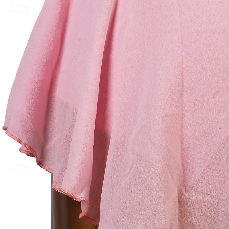 Kunstschaatsjurk Dames Voor meisjes Schaatsen Jurken Roze Lapwerk Netstof Spandex Hoge Elasticiteit Opleiding Oefenen Professioneel Kunstschaatskleding Klassiek Kristal / Bergkristal Mouwloos 2025 - $113.99 –P5
