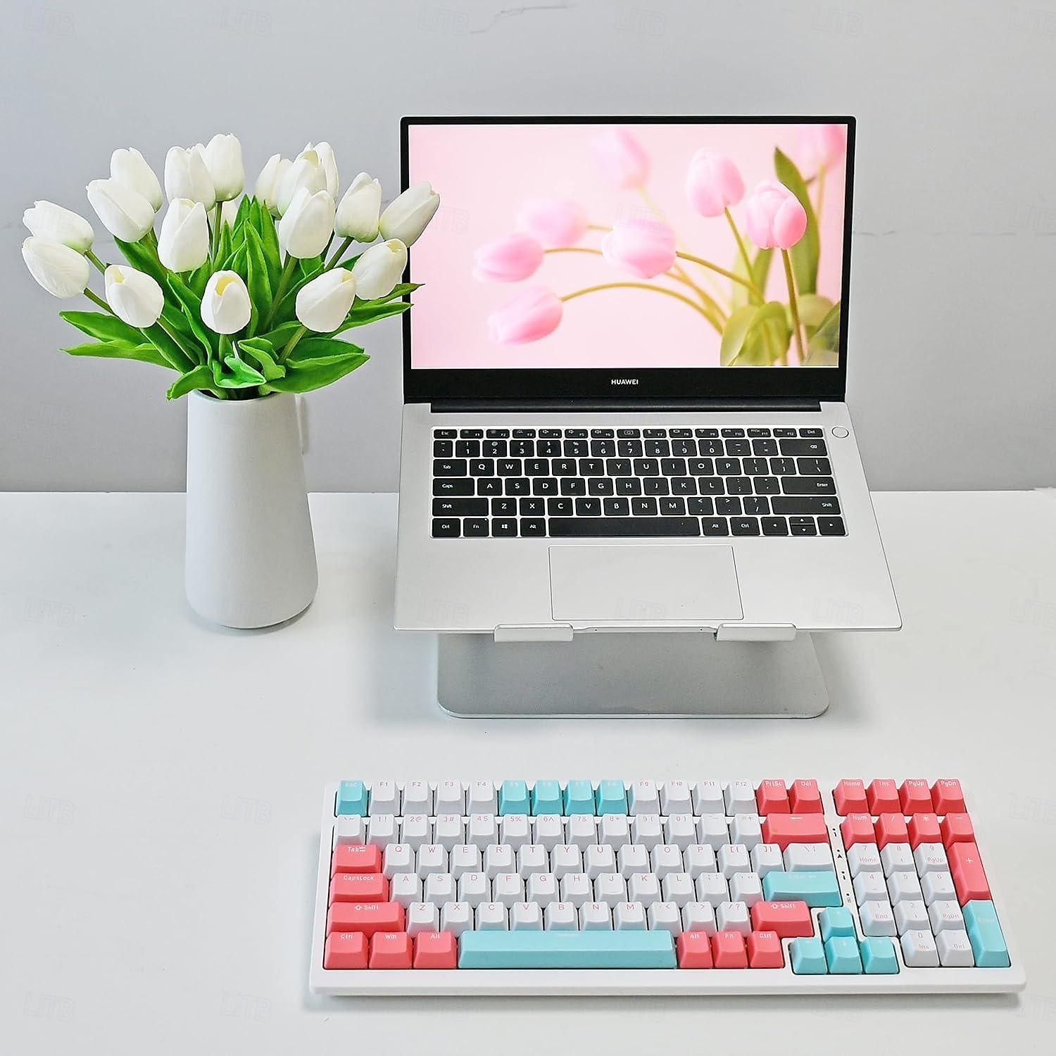 Umělá květina tulipán z pu, realistická simulace tulipánu pro domácí dekoraci, svatební umělá květina, měkký dotek, elegantní aranžmá z umělých tulipánů 2025 - $9.49 –P6