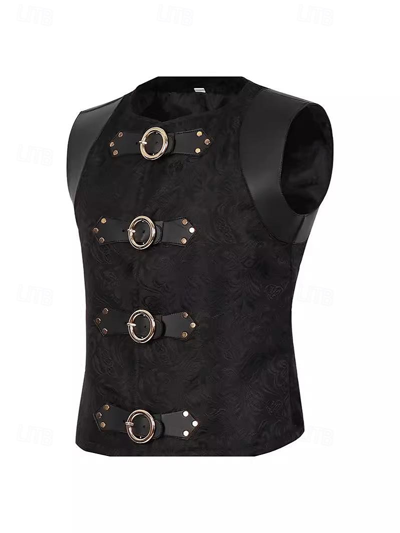 Retro Vintage Mittelalterlich Renaissance Weste Prinz Edelmann Herren Halloween Karneval Maskerade LARP Karneval von Venedig Erwachsene 2025 - $38.99 –P5
