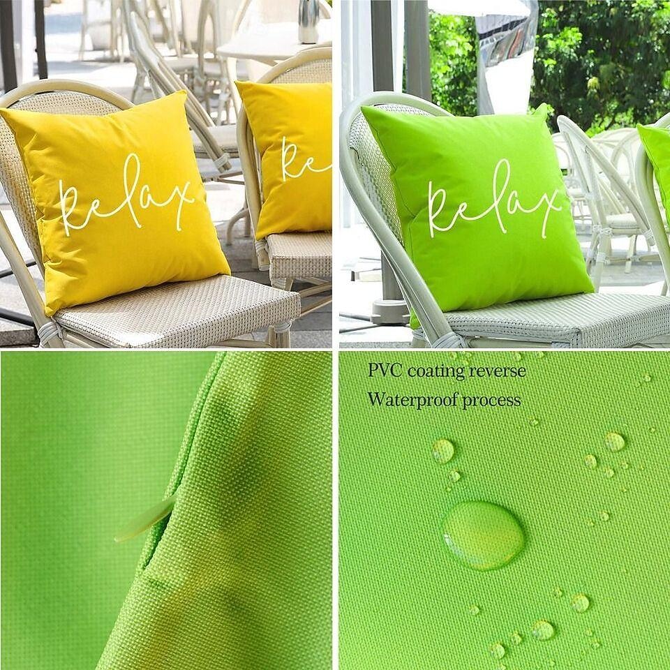 Waterproof Outdoor Cushions Seat Pillow Case Garden Cushion Cover Pillow Cover 2026 - $12.99 –P1
