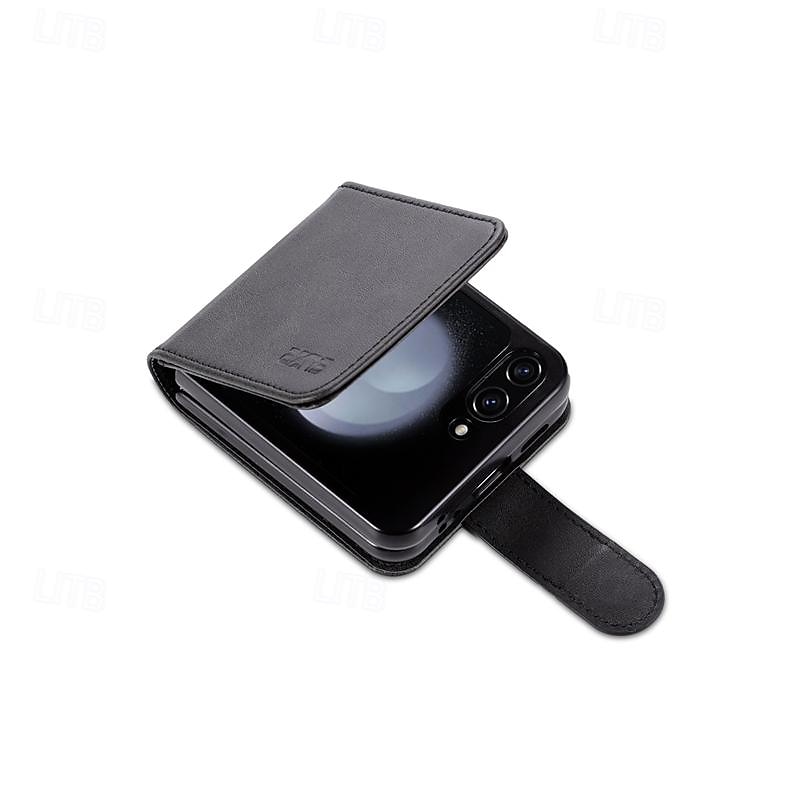 puhelin Etui Käyttötarkoitus Samsung Galaxy Z-kääntö 7 Z Flip 6 Z Flip 5 Z Flip 4 Z Flip 3 Läppäkotelo Koko vartalon suoja Korttipaikka Iskunkestävä Retro PC PU-nahka 2025 - $15.99 –P13