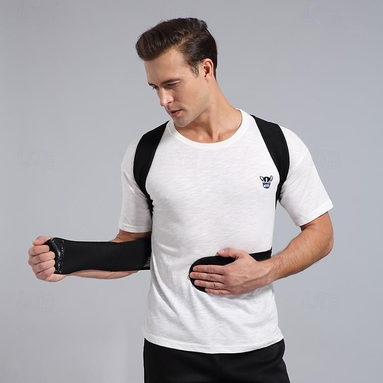1 correttore posturale unisex per la schiena migliorato & supporto per la spalla: vestibilità comoda e regolabile per alleviare l'usura quotidiana del mal di schiena & migliora la postura del 2025 a $9.49 –P4