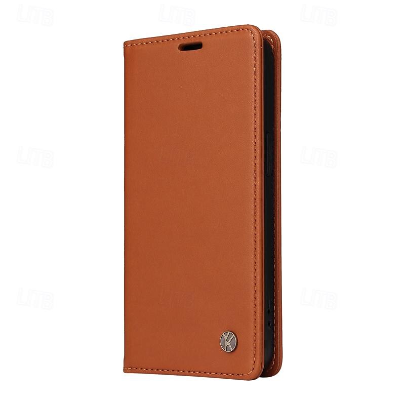 Phone Case For Samsung Galaxy S24 S23 S22 S21 S20 Ultra Plus FE A54 A34 A14 Note 20 10 S25 Ultra Wallet Case Magnetic Full Body Protective Kickstand Retro TPU PU Leather 2025 - $17.99 –P12