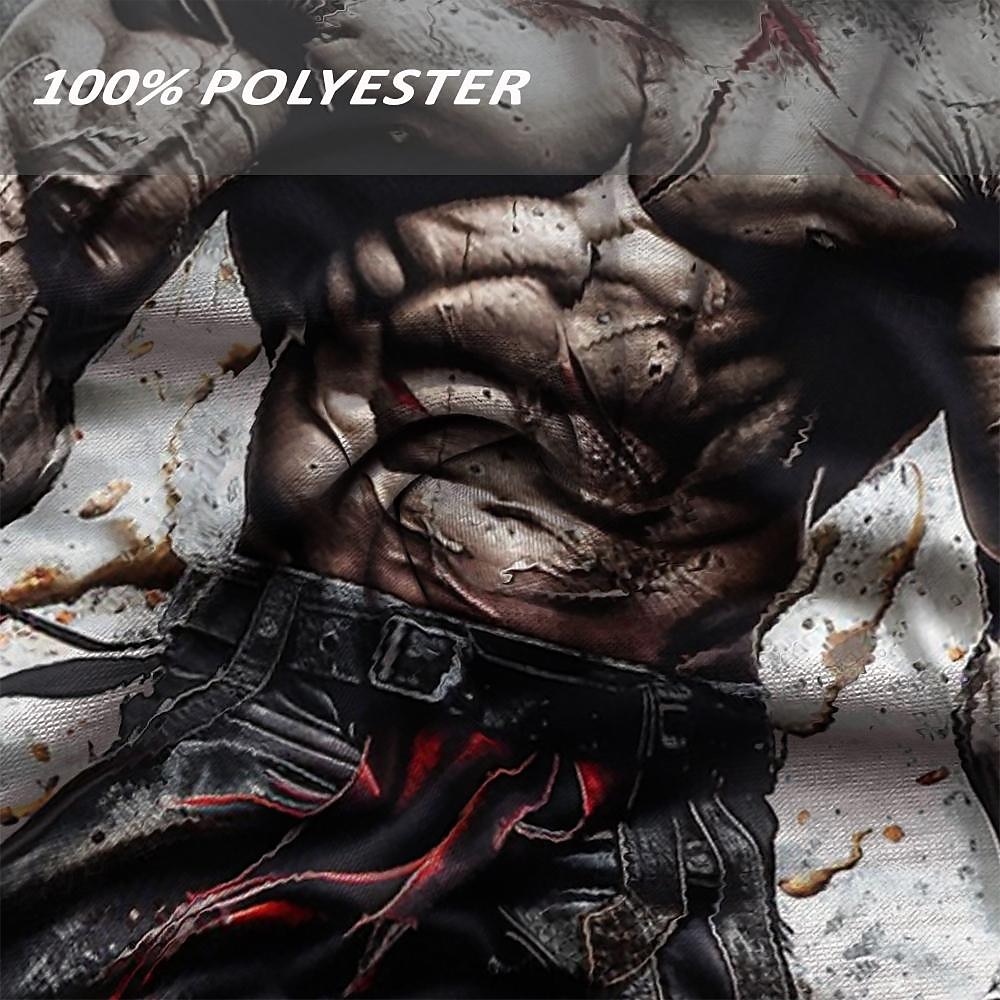 Ανδρικά Χαρακτήρες Μελάνι πιτσιλίσματος Αμάνικη Μπλούζα Τοπ γιλέκου Φανέλα Αμάνικο Κοντομάνικη μπλούζα 3D εκτύπωση Στρογγυλή Ψηλή Λαιμόκοψη Πουκάμισο Μοντέρνα Υψηλής Ποιότητας Γυμναστήριο Εξόδου 2026 - $15.99 –P3