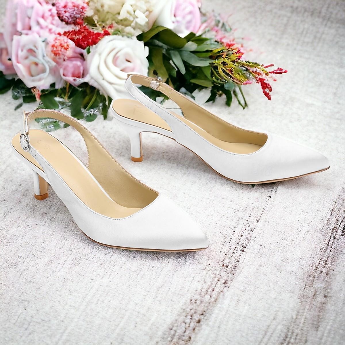 Escarpins violets à bride arrière et bout pointu pour femme - chaussures élégantes pour soirées et événements de 2025 ? $69.99 –P2