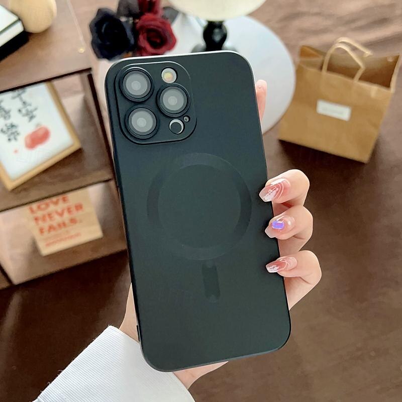 телефон Кейс для Назначение айфон 16 Айфон 15 Про Макс Плюс iPhone 14 13 12 11 Pro Max Plus Кейс на заднюю панель Поддержка беспроводной зарядки Защита от удара ТПУ Покрытие 2025 - $11.99 –P3