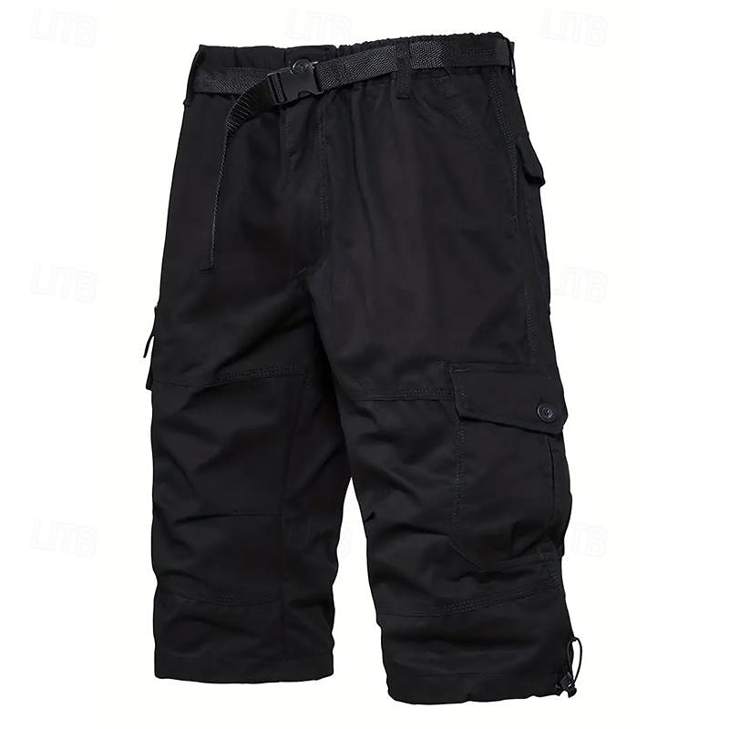 Hombre Pantalones cortos tácticos Pantalón Corto Cargo Pantalón corto Shorts para senderismo Botones Multi bolsillo Plano Listo para vestir Corto Diario Exterior Ropa de calle Moda Clásico Azul 2026 - $21.99 –P15