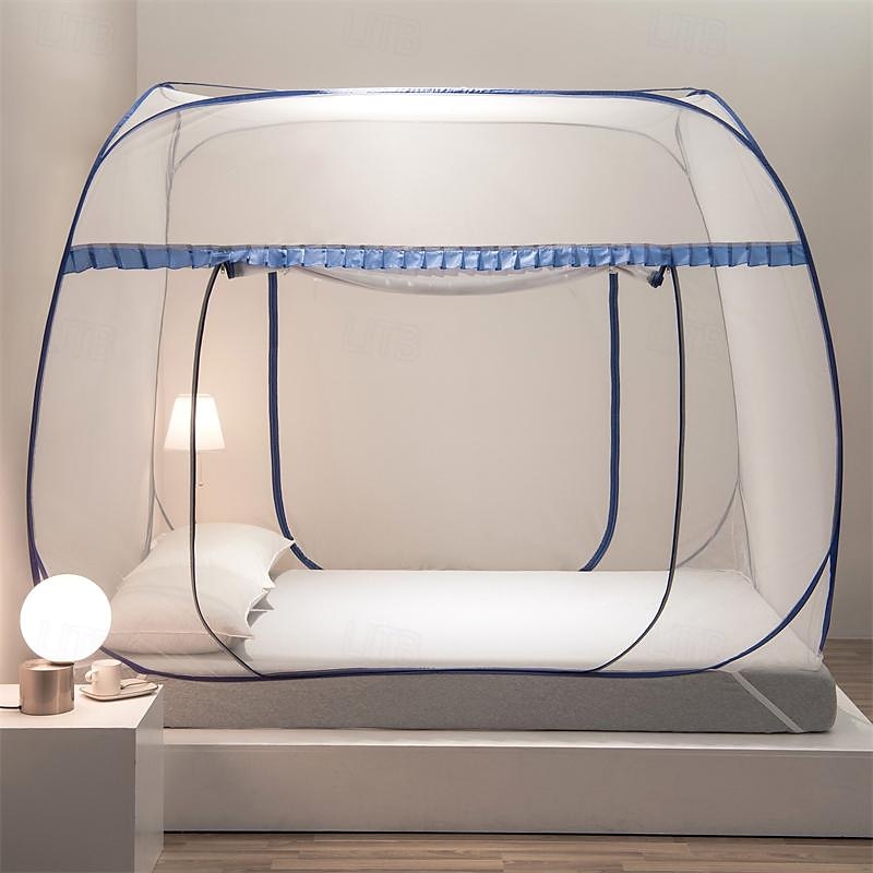 79" Double Door Mosquito Net Plus Size Mosquito Tent Increase Density Gauze Mosquito Net for Bed Mosquito Netting Free Installation 2025 - $37.99 –P17