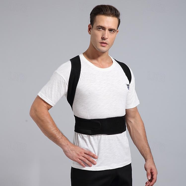1 correttore posturale unisex per la schiena migliorato & supporto per la spalla: vestibilità comoda e regolabile per alleviare l'usura quotidiana del mal di schiena & migliora la postura del 2025 a $9.49 –P2