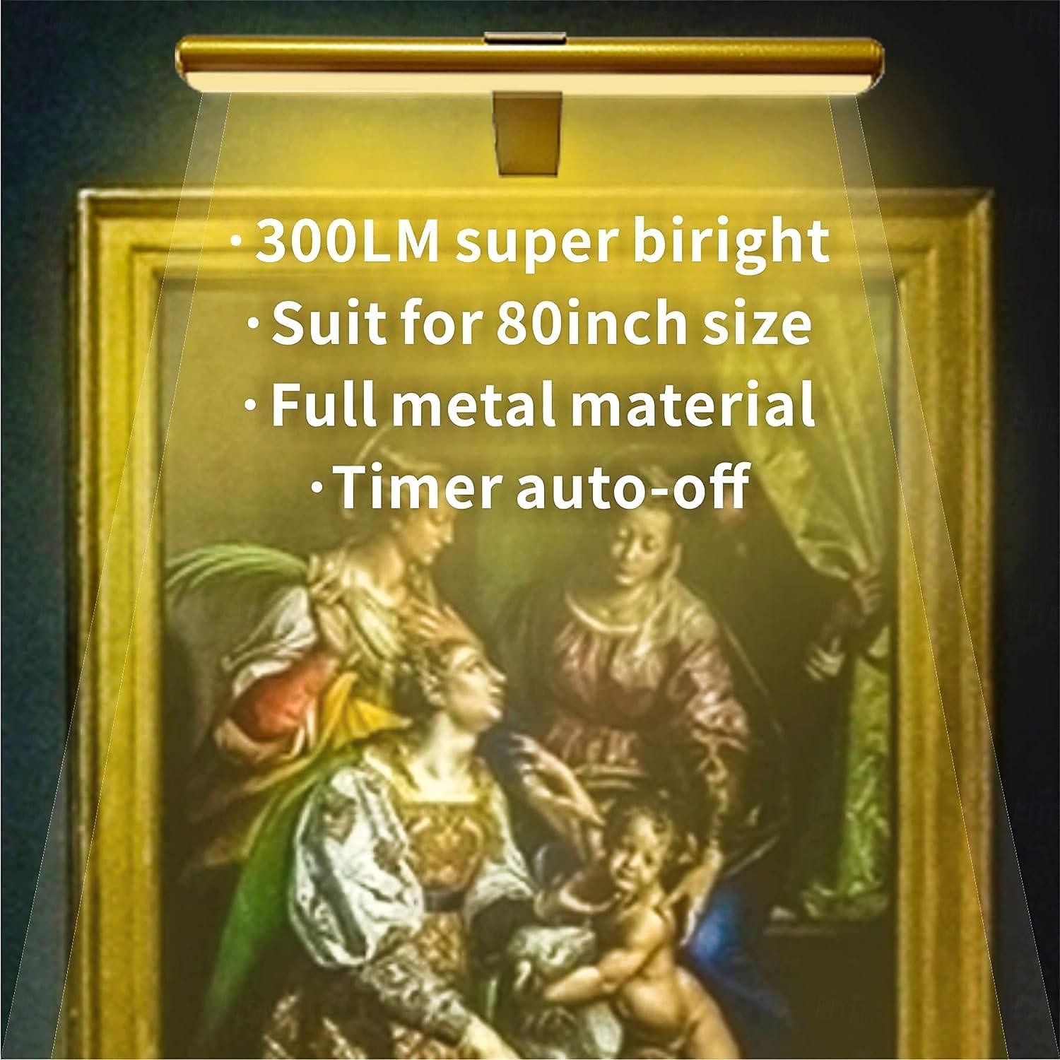 Rechargeable Picture Light with Remote, Dimmable Wireless Battery Painting Light, Art Light Display Lamp with Dimmable Timer, Picture Light for Picture Gallery Dart 30/40cm 2026 - $43.99 –P5