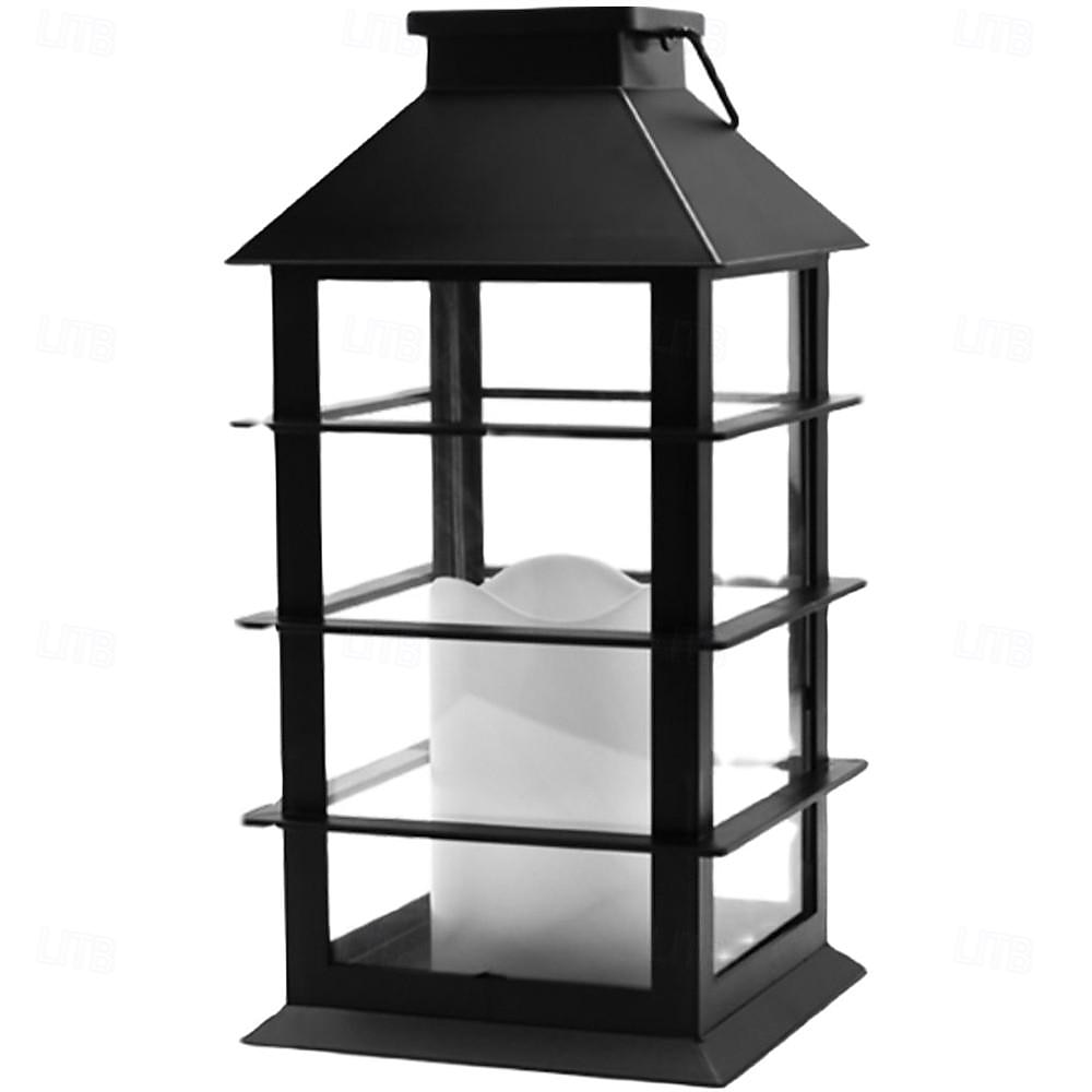 szüreti napelemes lámpa - villódzó led függő járdafény, napelemes fém kültéri lámpa kertbe, teraszra, udvari dekorációra 2026 - $32.99 –P6