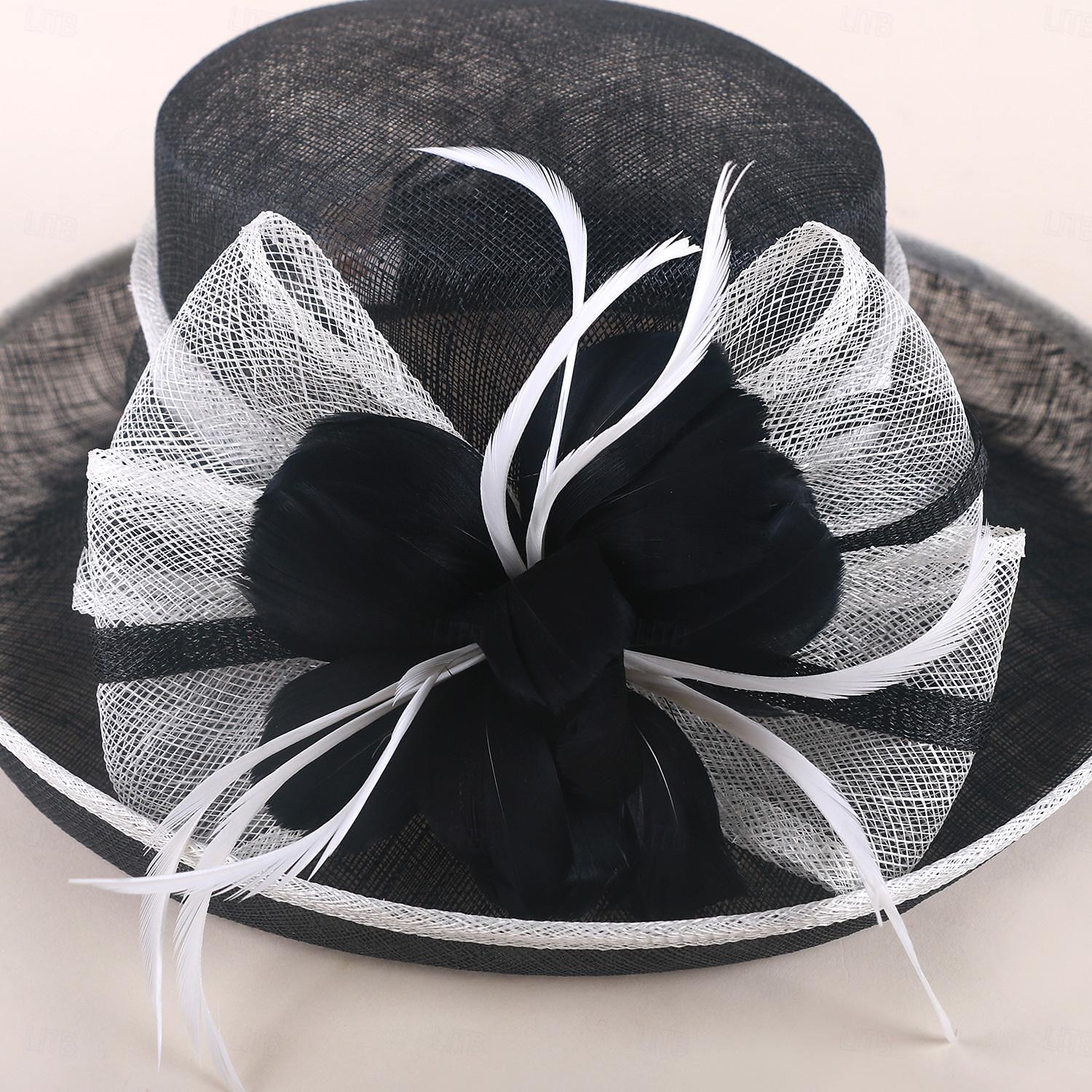 Chapéu Vintage Retro dos anos 1950 Chapéu para Mulheres Dia dos Namorados Derby Ascot Festival de Corrida de Cavalos Chapéu para Adultos Todas as Estações de 2026 por $91.99 –P16