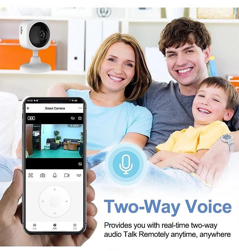 HD 3 megapixel home surveillance camera Smart Baby monitoring two-way voice wireless WIFI camera 2025 - $39.99 –P7