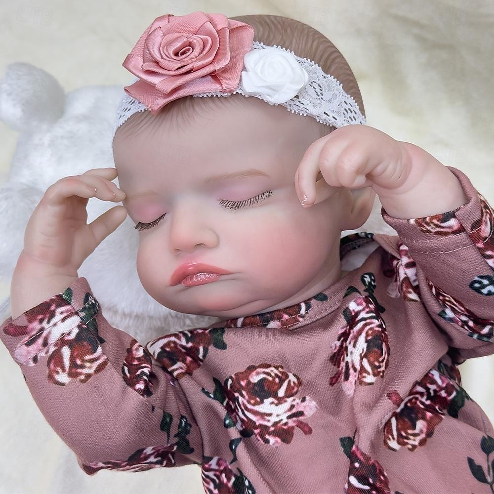 18 pouce Poupée Reborn Jouet pour Bébé & Nourrisson Poupée Reborn Toddler Poupée Poupée bébé Reborn Bébé Nouveau née réaliste Cadeau Vinyle W-001 cadeaux noël enfant avec vêtements et accessoires de 2025 ? $139.99 –P7