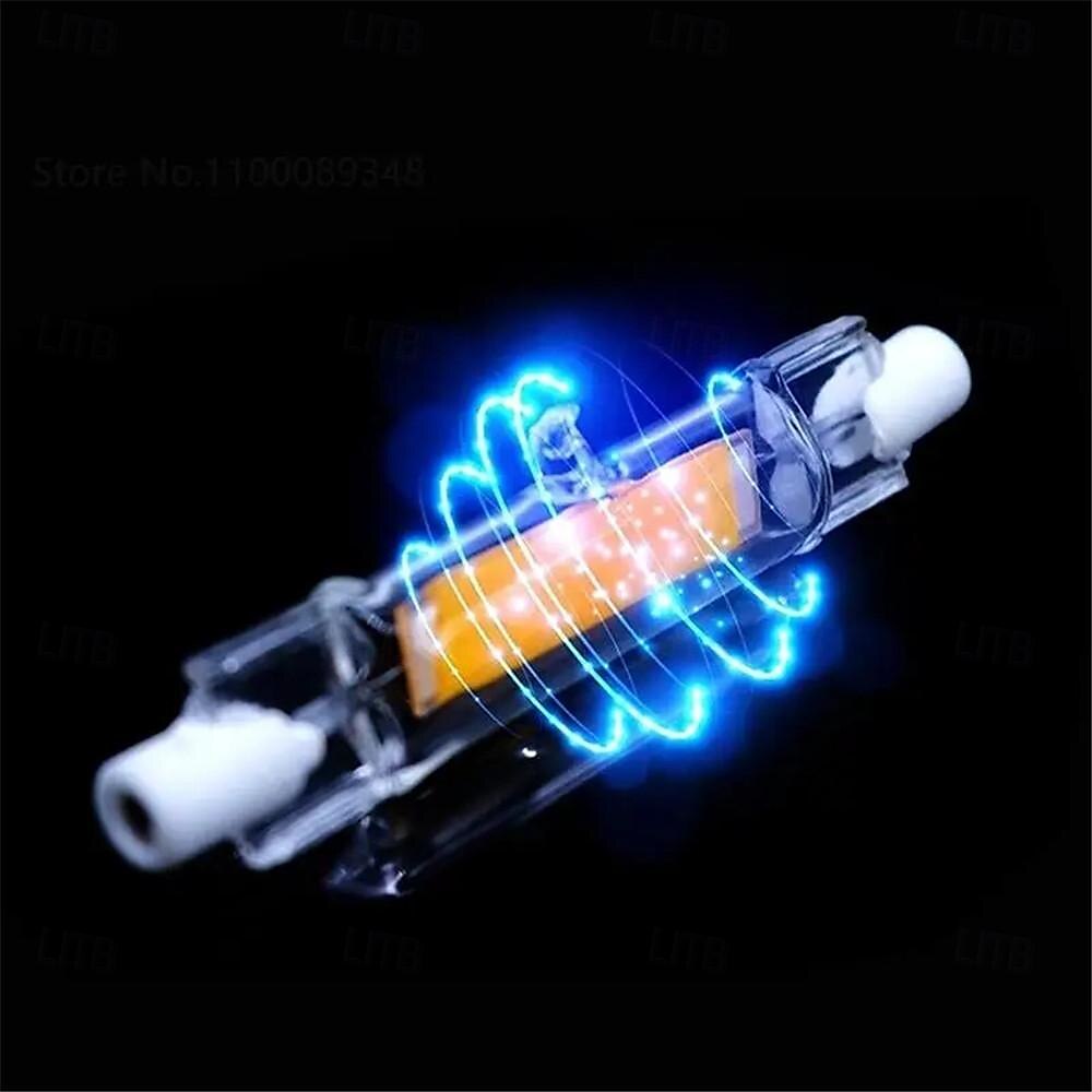 لمبة R7S LED عميقة قابلة للتعتيم ولا تحتوي على وميض أنبوب زجاجي لمبة COB 78 مم عالية الطاقة R7S مصباح الذرة J78 استبدال ضوء الهالوجين 220 فولت أباجورة 2025 - $16.99 –P2
