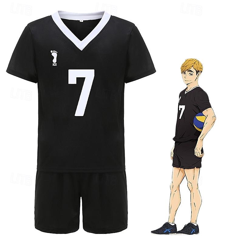 Haikyuu Rintaro Suna Anime Cosplay Kostüm Outfits T-Shirt Cosplay-Anzüge Karneval Maskerade Shorts T-shirt Für Herren Damen Erwachsene 2025 - $34.99 –P4