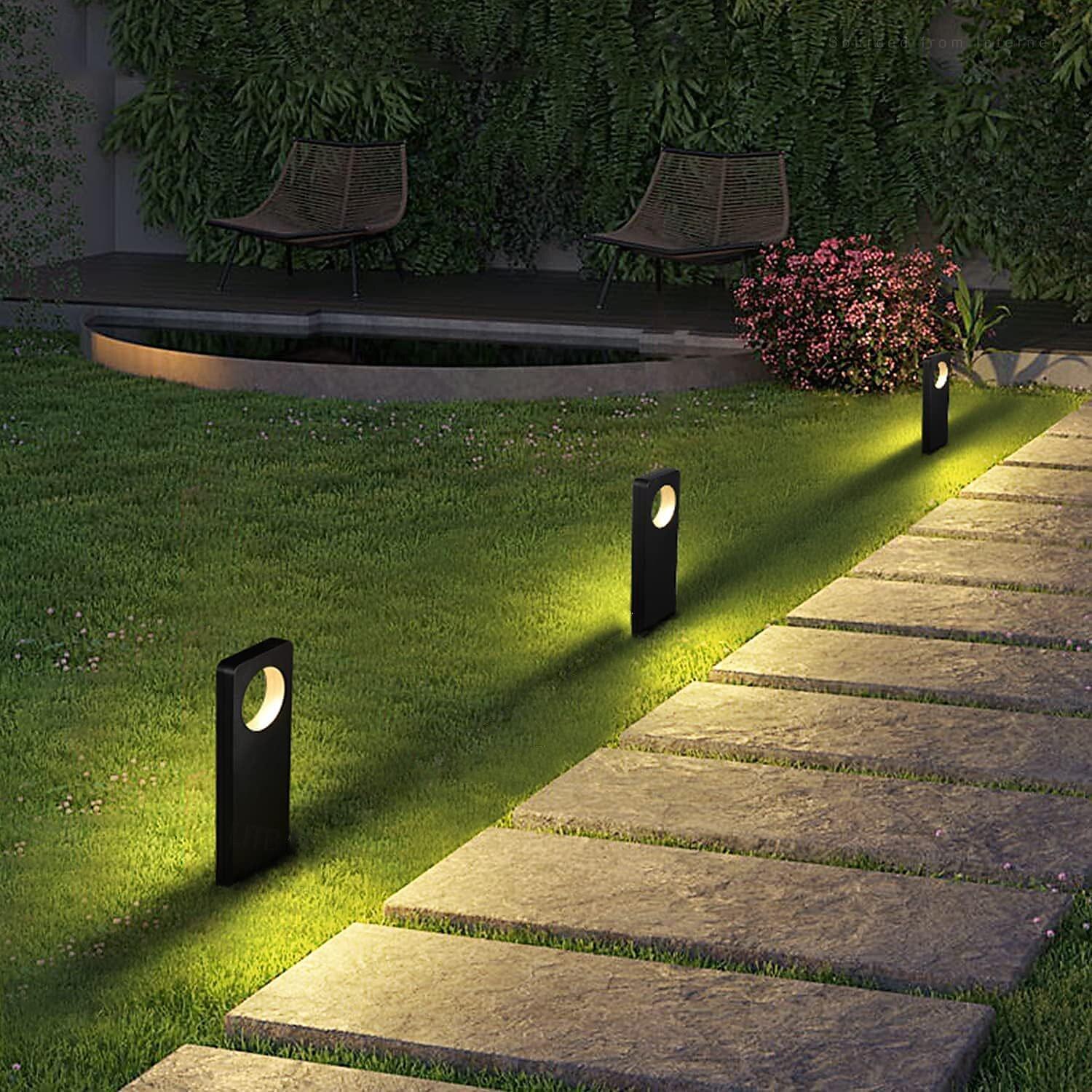 2pcs Outdoor Solar Landerscape Lighting Pathway Light Flame Shaped Lawn Light Outdoor Garden Lights for Patio Villa Park Lawn Walkway Waterproof Lighting Atmosphere Landscape Decor Light 2025 - $36.5 –P8