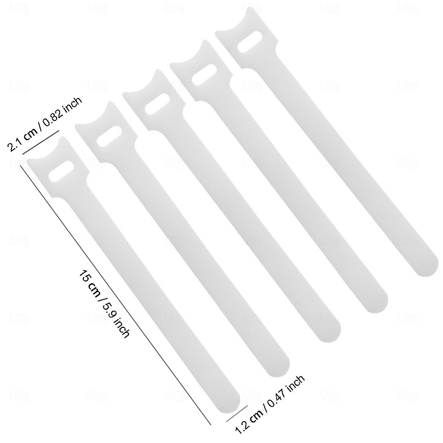 30pcs Cable Organizer - Reusable Self-Gripping Cable Ties for Charger Management, Wire Bundling, Storage, Suitable for Home, Office, Desk Cable Organization 2025 - $10.99 –P2