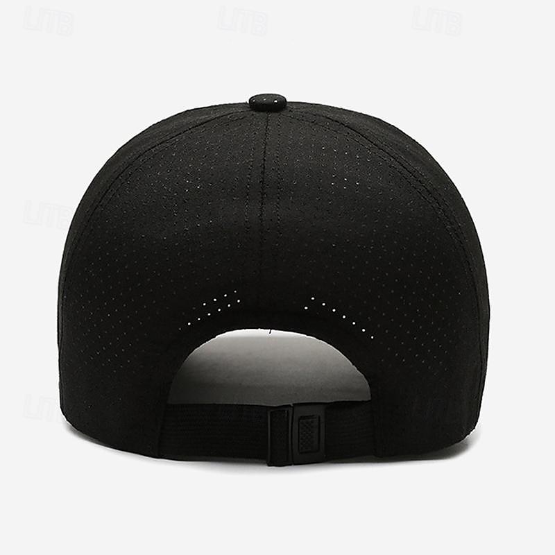Herren Cap Basecap Sonnenhut Kappe Schwarz Weiß Polyester Modisch Brautkleider schlicht Strasse Täglich Berg Einstellbar Sonnenschutz Atmungsaktiv 2025 - $10.49 –P11